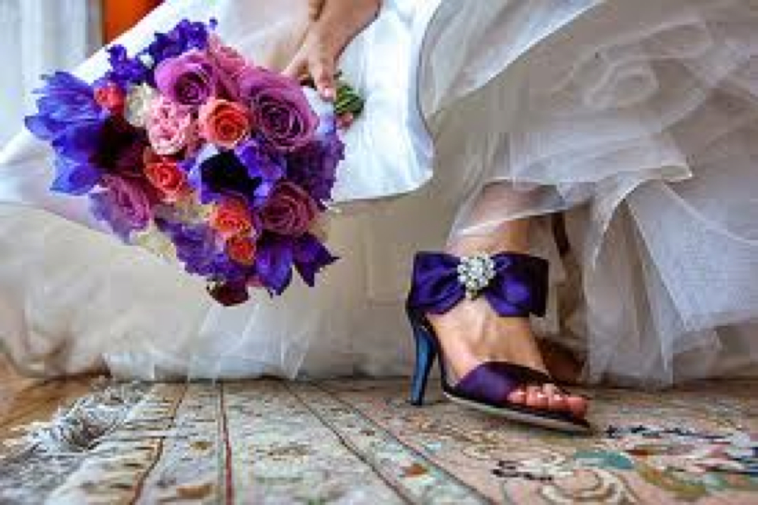 evans wedding shoes